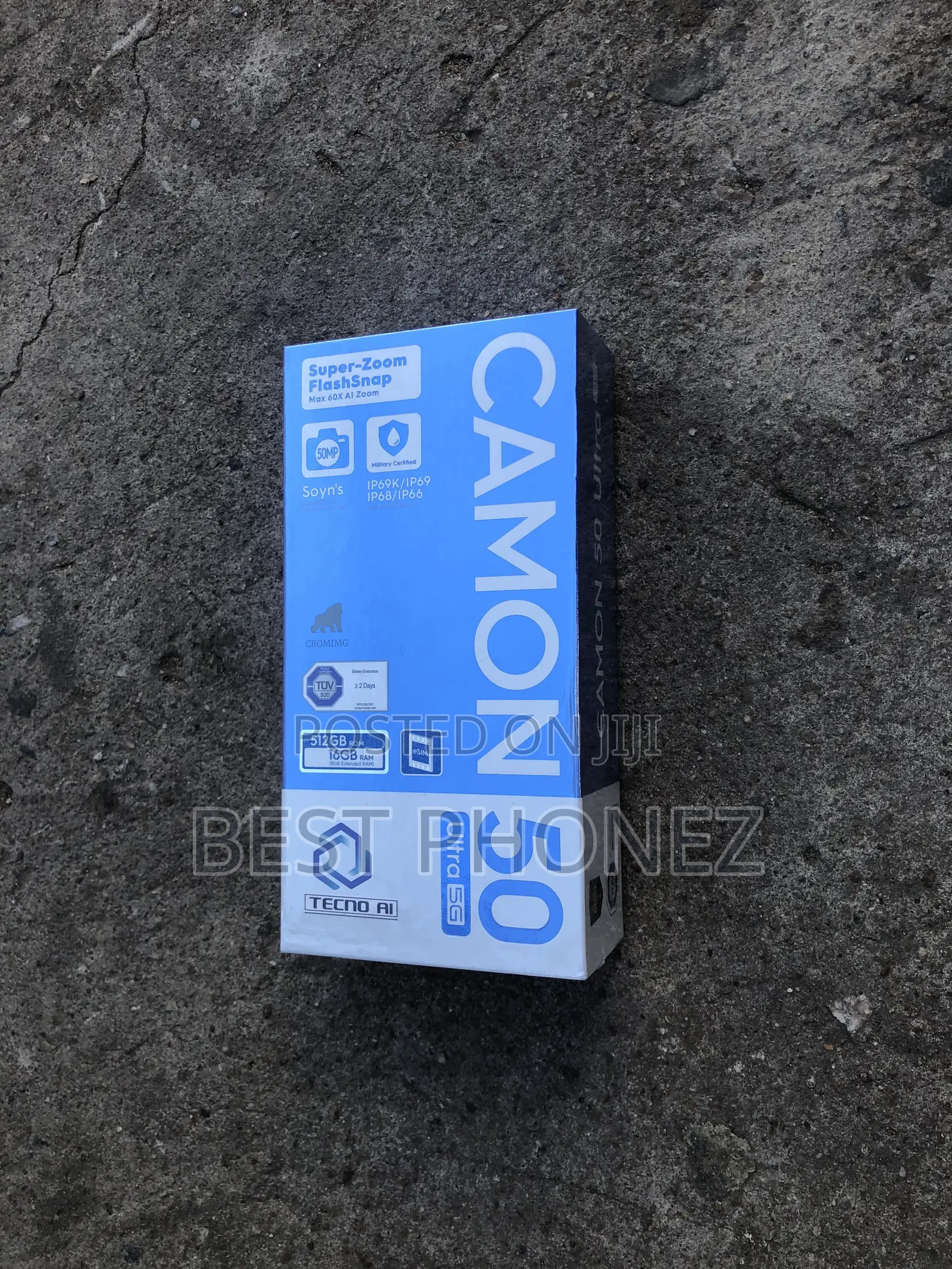 New Tecno Camon 50 Ultra 512 GB Black