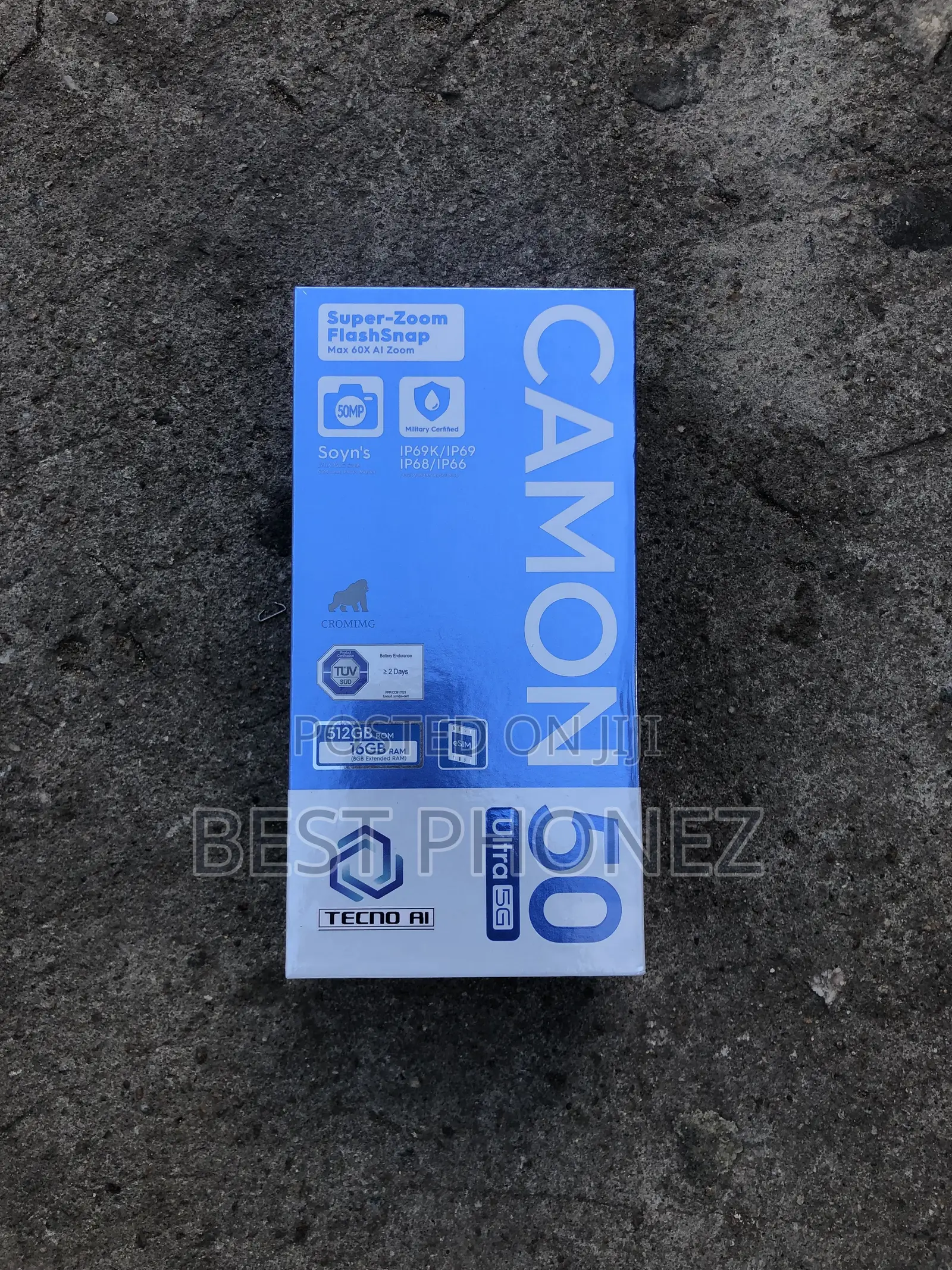 New Tecno Camon 50 Ultra 512 GB Black