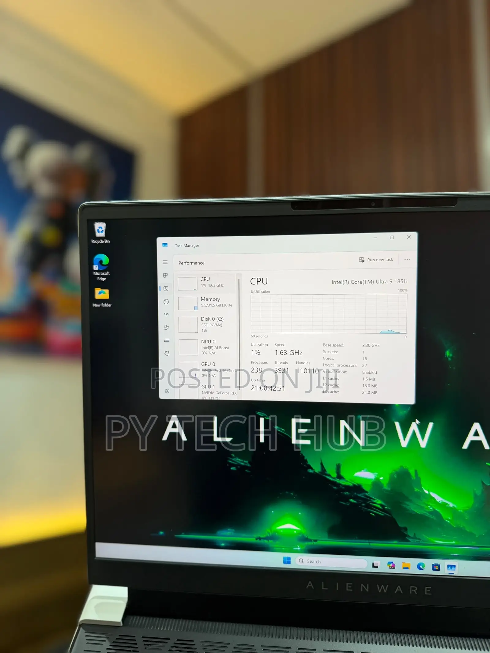 Laptop Alienware X16 R2 32GB Intel Core Ultra 9 SSD 1T