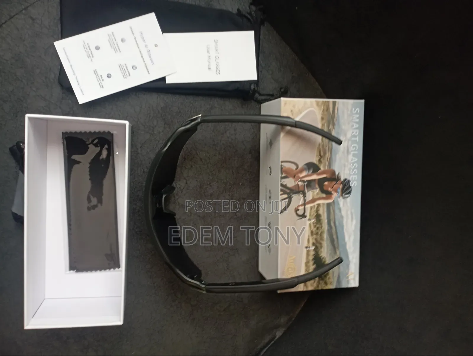 AuraSun AI Smart Cycling Glasses Set