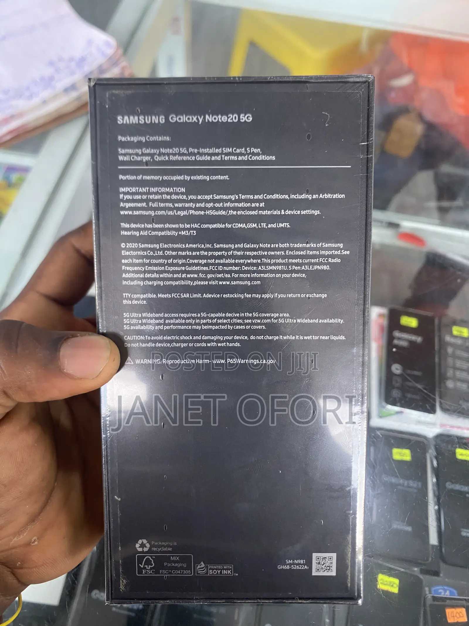 New Samsung Galaxy Note 20 Ultra 128 GB Black
