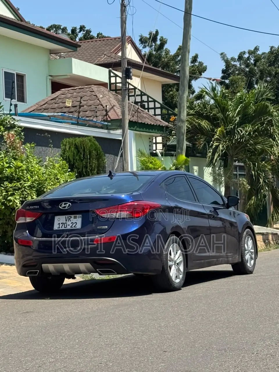 Hyundai Elantra GLS Sedan FWD (1.8L 4cyl 6A) 2013 Blue