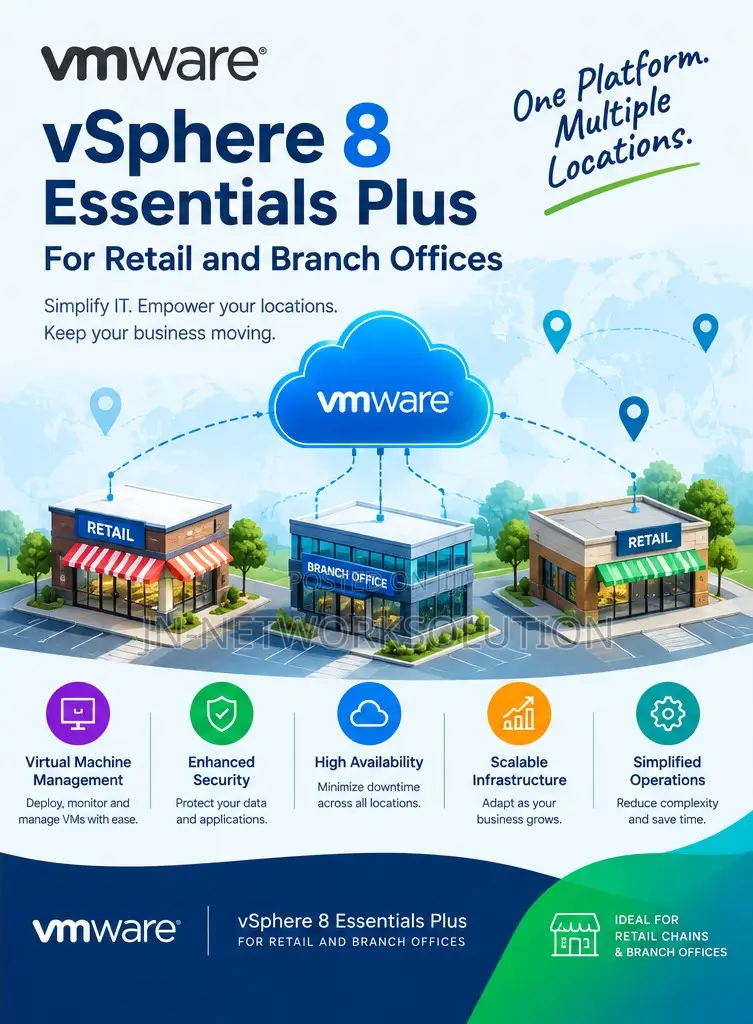 VMware vSphere 8 Essentials Plus for Retail and Branch Offices