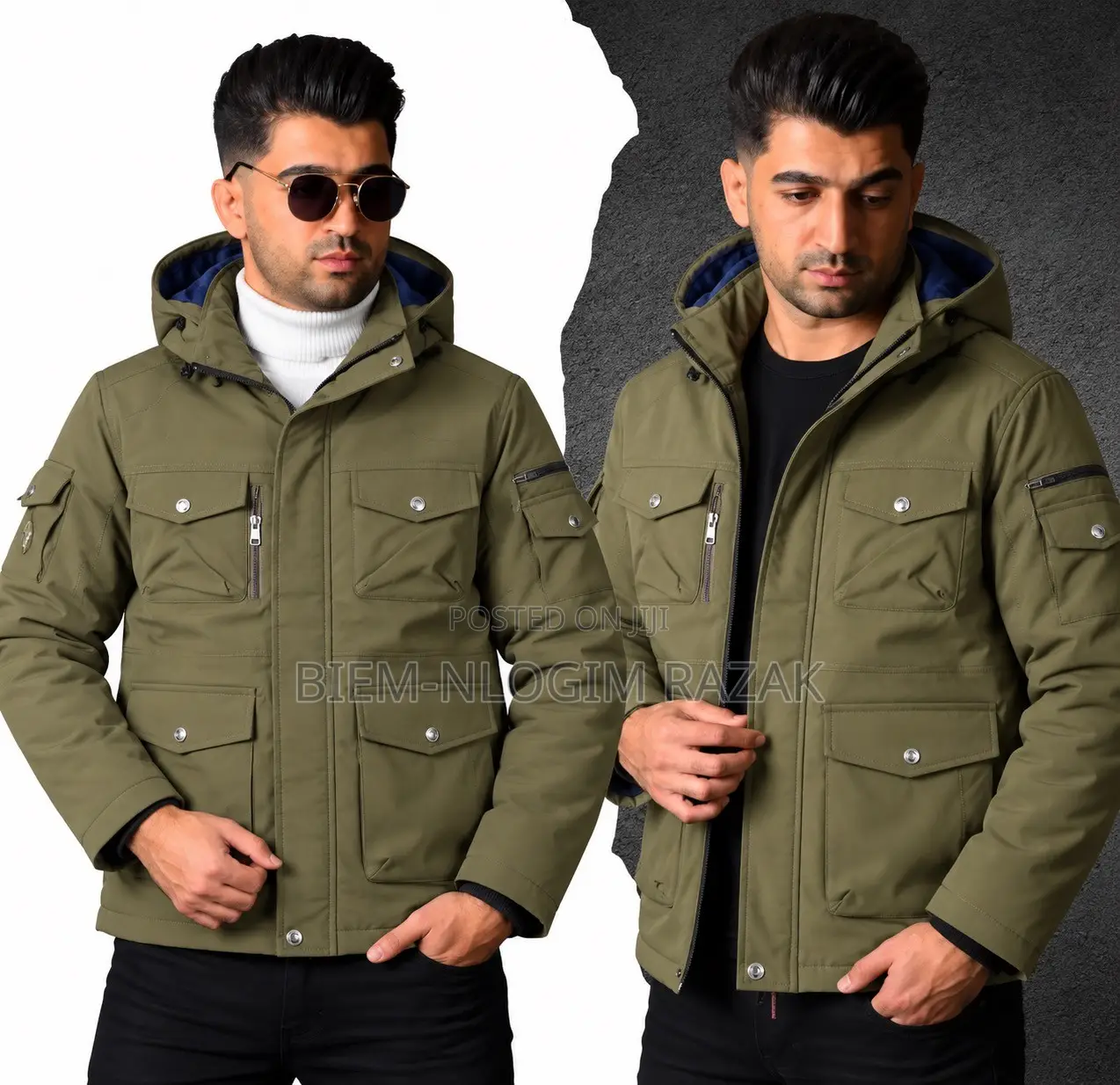 High Quality Thick N Heavy Inner Fleeced Winter Hooded Jacket Availabl