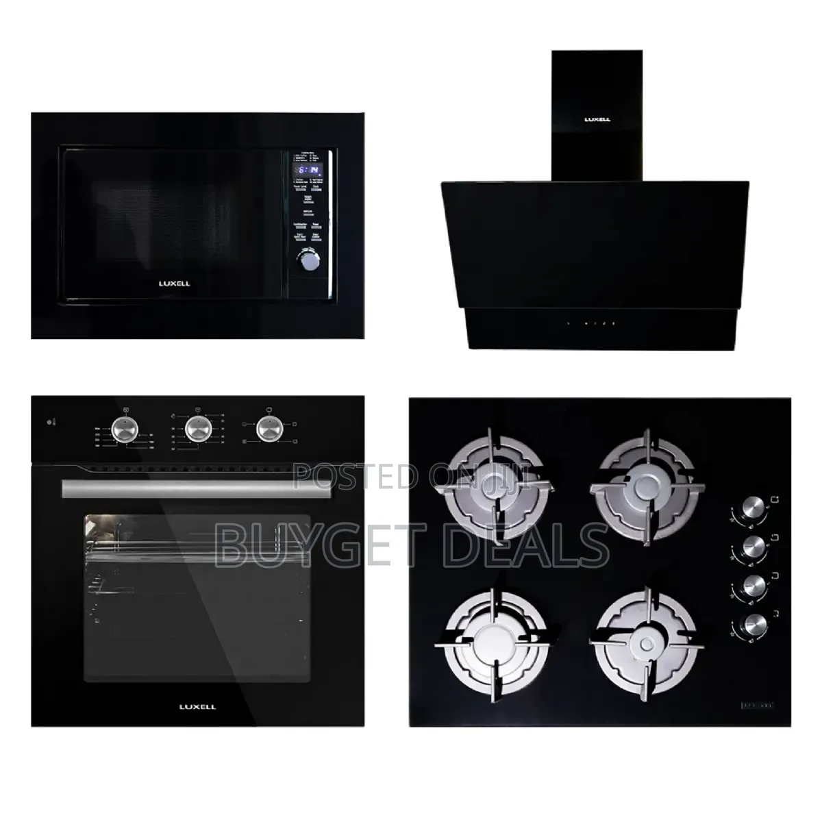 Inbuilt Stove, Oven, Microwave and Extractor