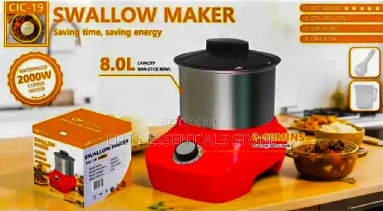 Quality 8L Cntronic Swallow Maker for Fufu Banku Konkonte Rice-Ball