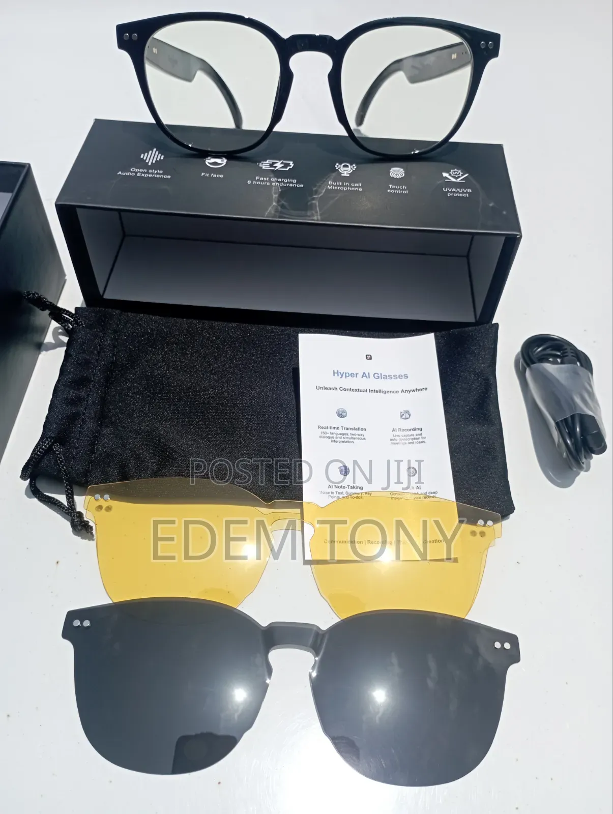 AuraSun AI Smart Audio Glasses/Sunglasses