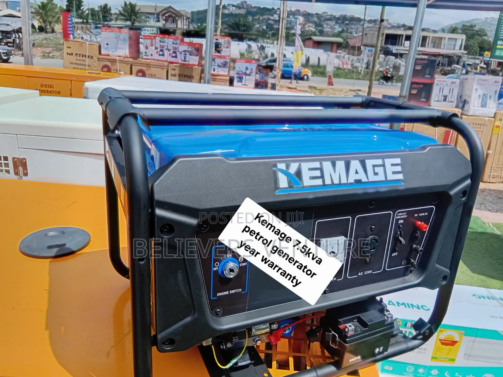Kemage 7.5kVA Petrol Generator – Reliable Power for Your Home