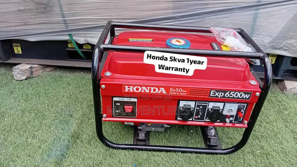 Honda 5kVA Generator With 6500W Output