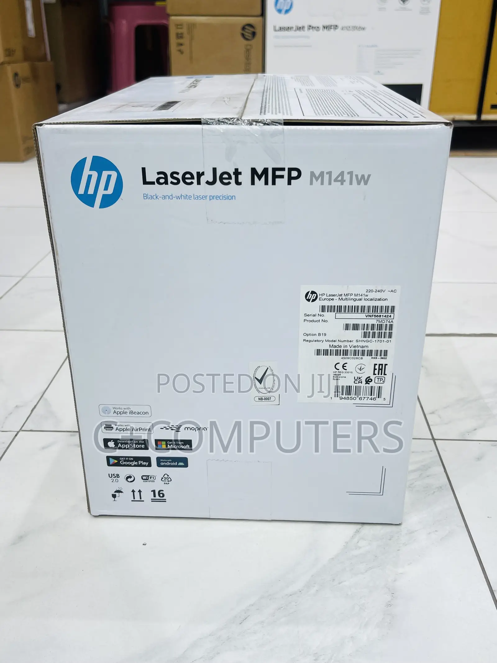 HP LaserJet MFP M141w Printer 3-in-1