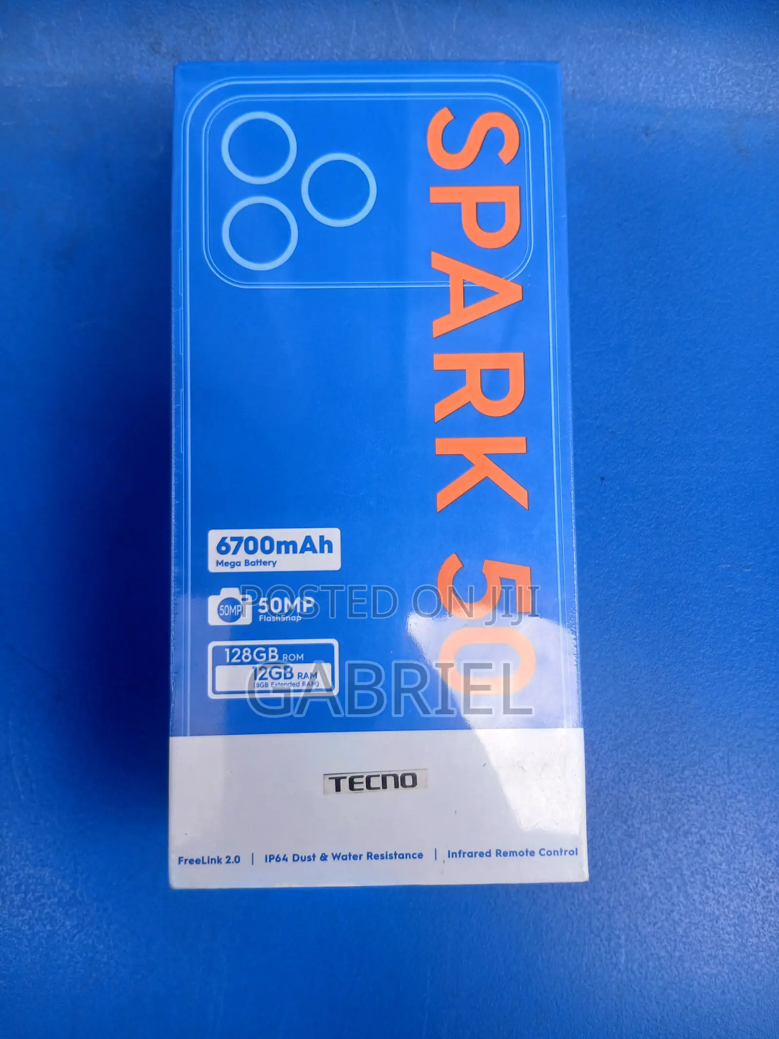 New Tecno Spark 50 128 GB Blue