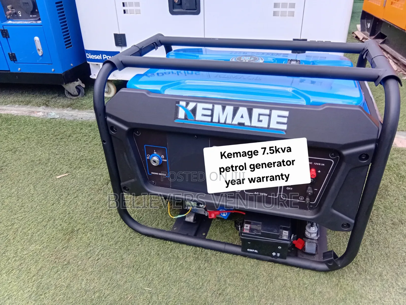 Kemage 7.5kVA Petrol Generator – Quality You Can Rely On