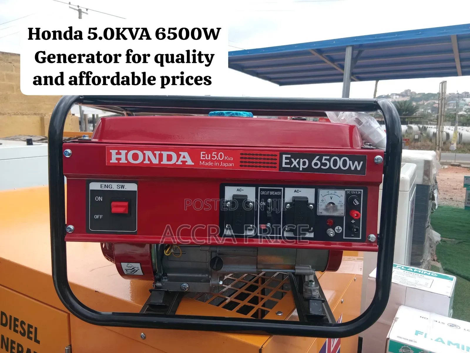 Honda 6500W Heavy-Duty Generator Reliable Power for Home and Business