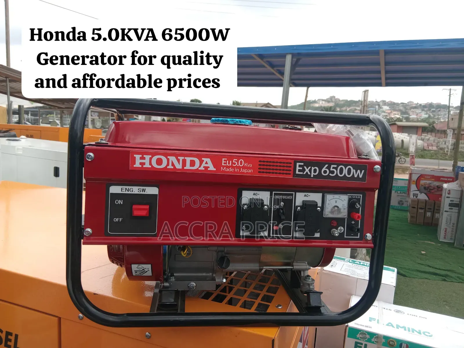 Quality Honda 5.0kva 6500W Generator Powerful Efficient and Affordable