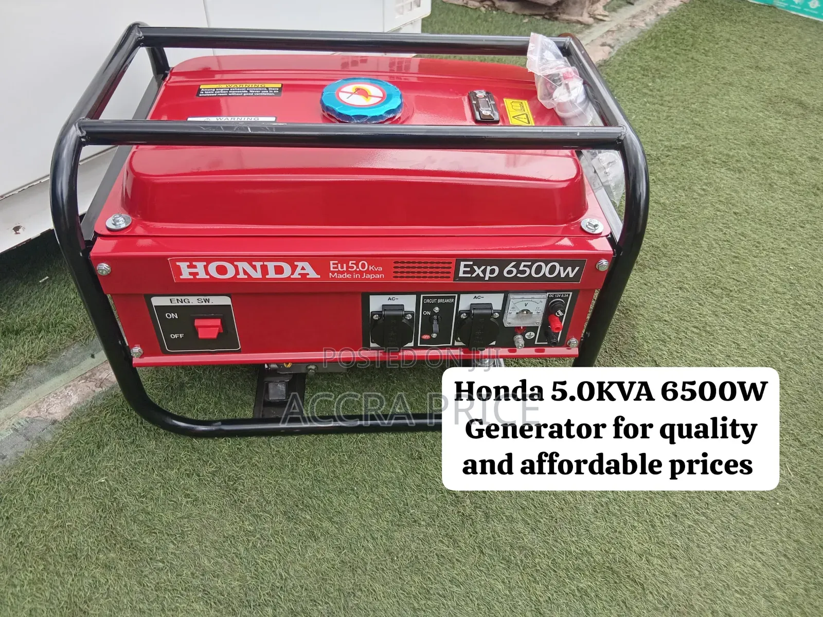 Honda 6500W Petrol Generator – Strong Power for Everyday Needs