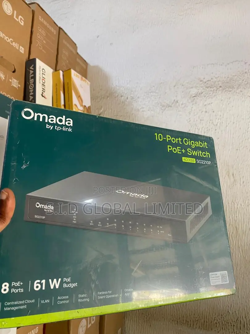 TP-Link Omada Sg 2210p -10 Port Gigabit Poe +Switch