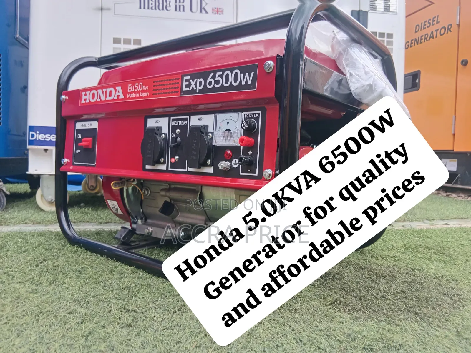 Honda 5.0KVA Generator – Powerful Backup Electricity Made Affordable