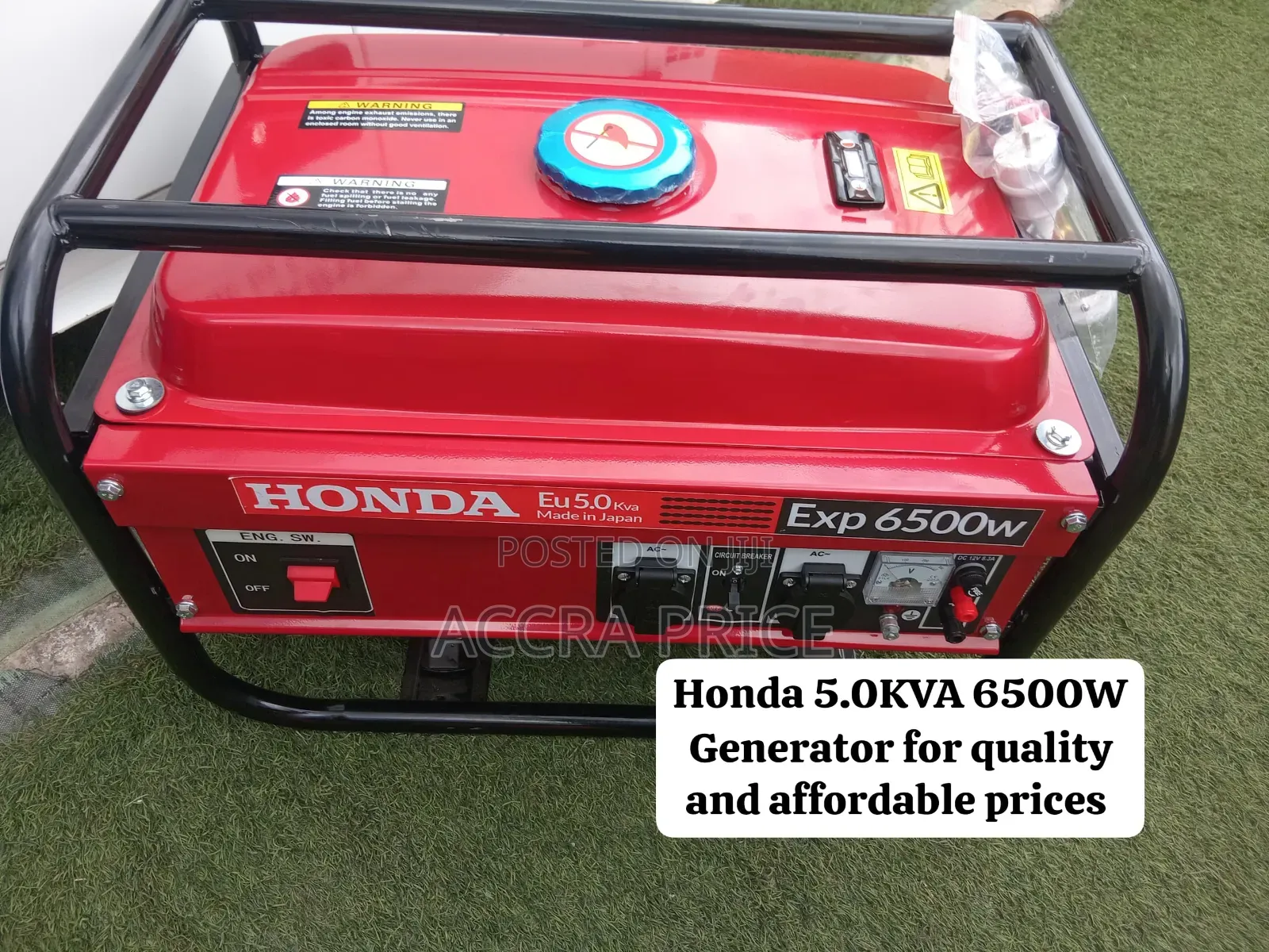 Honda 6500W Generator – Superior Performance for Home and Work