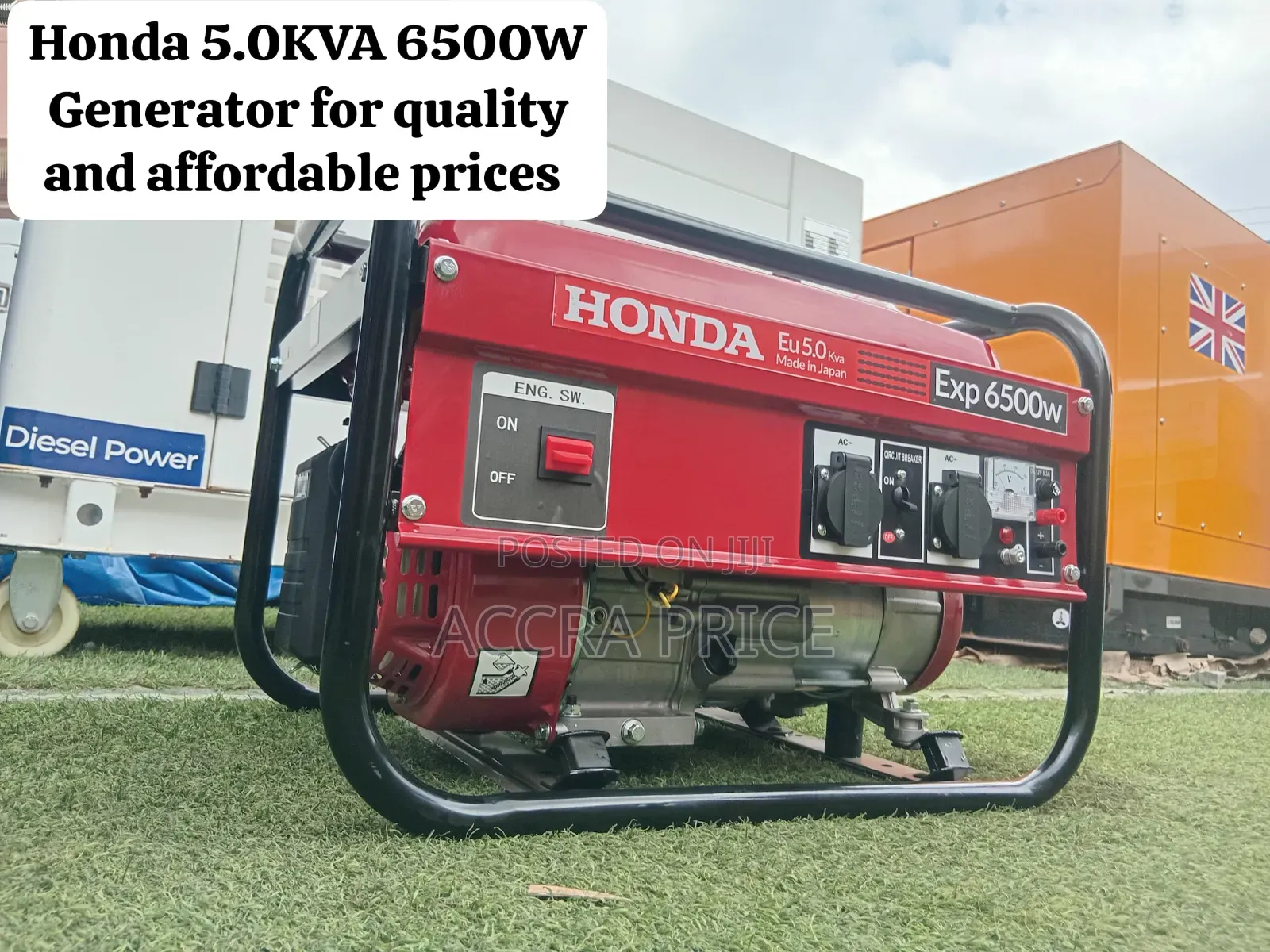 Honda 5.0KVA Generator for Home and Shop – Great Affordable Deal