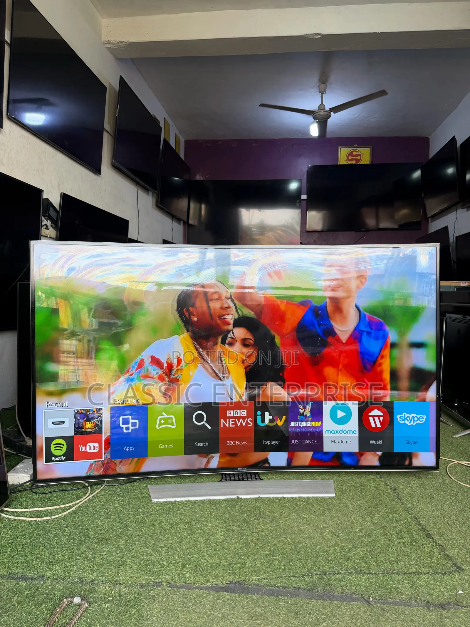 Samsung Smart 65 Inches Curve Uhd 4k Digital Satellite TV