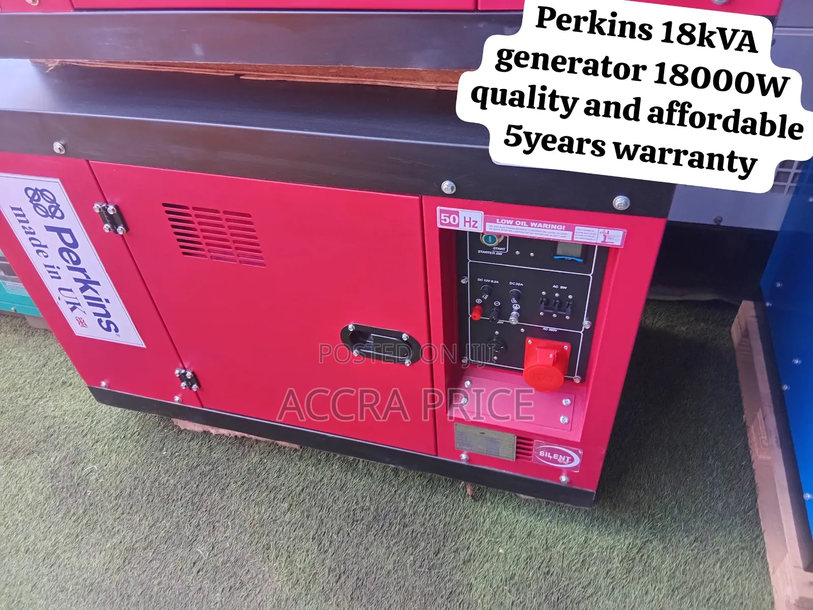 Brand New Perkins 18kVA Generator With 5 Years Warranty