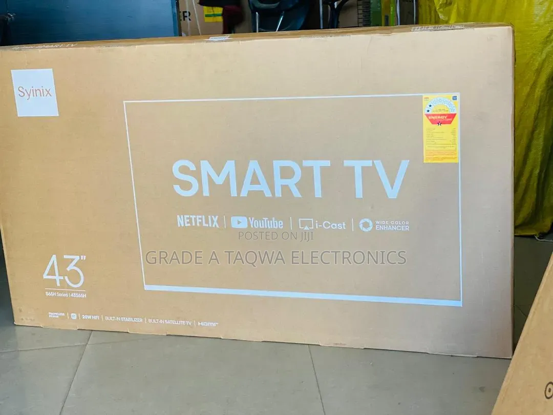 Elevate Your Entertainment With Syinix 43-Inch Smart TV
