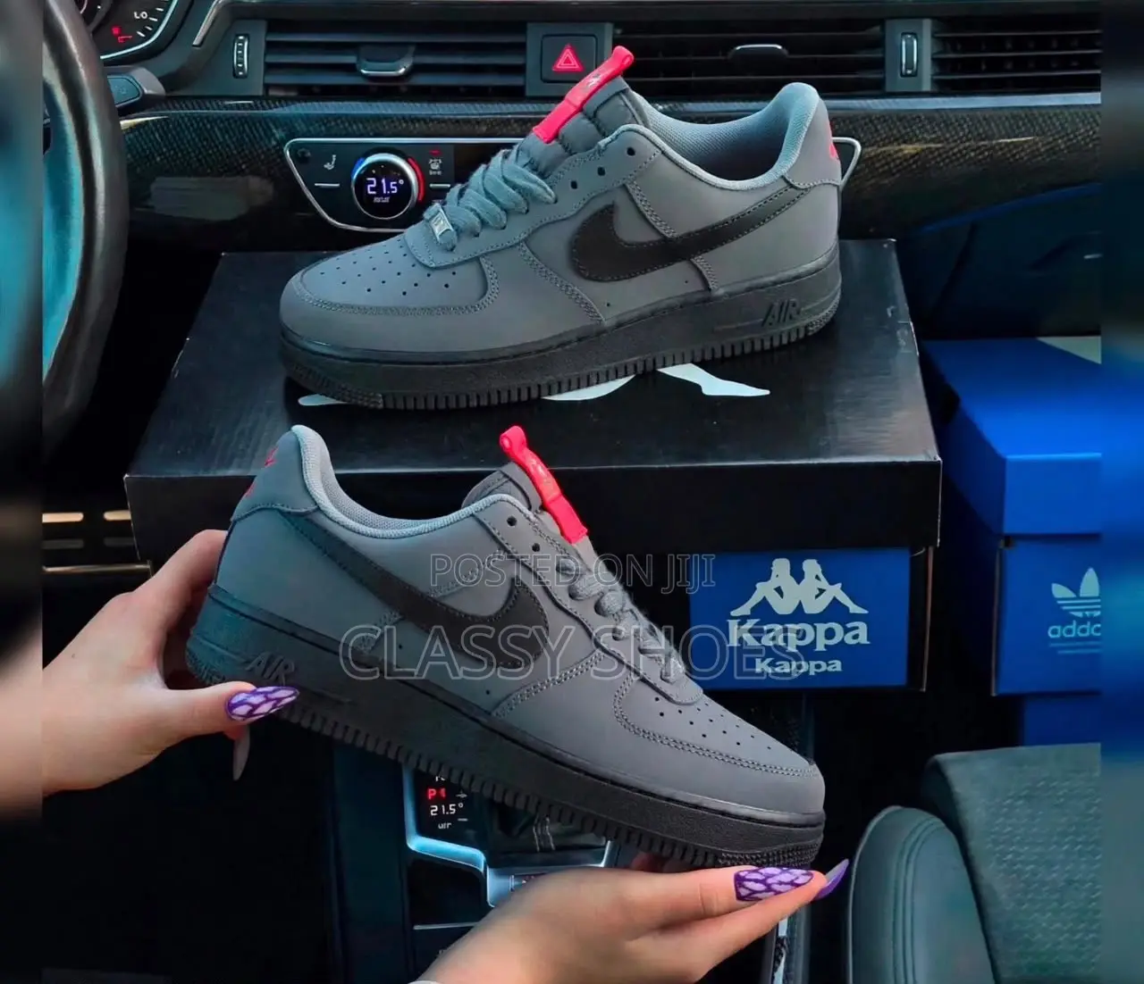Nike Airforce Dark Ash and Black