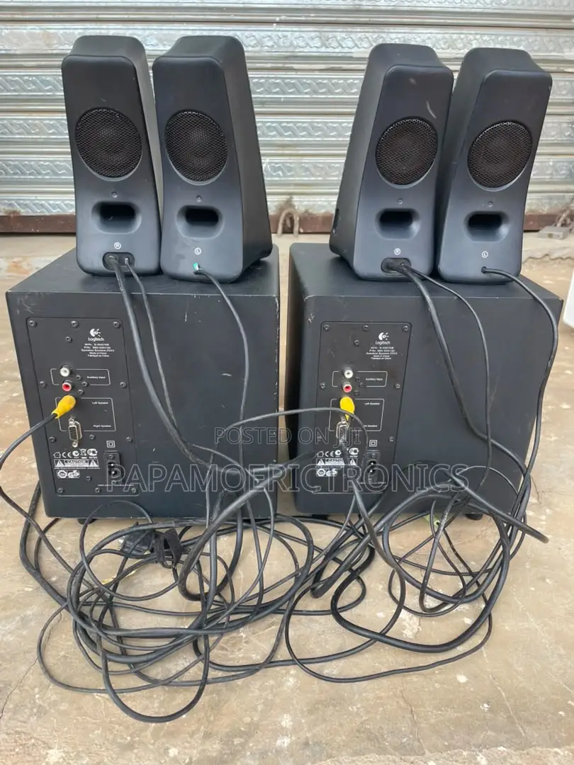 Logitech Z523 Speaker System With Subwoofer
