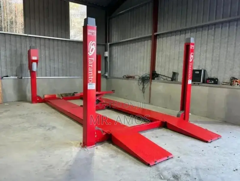 3.5 Ton Four Post Rack Vehicle Lift for Garages & Mechanics - PlFS35D