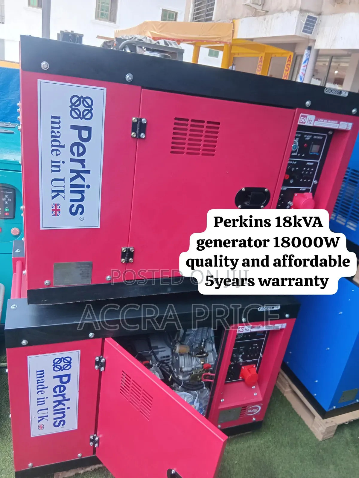 Best-Value Perkins 18kVA Generator for Commercial Power Needs