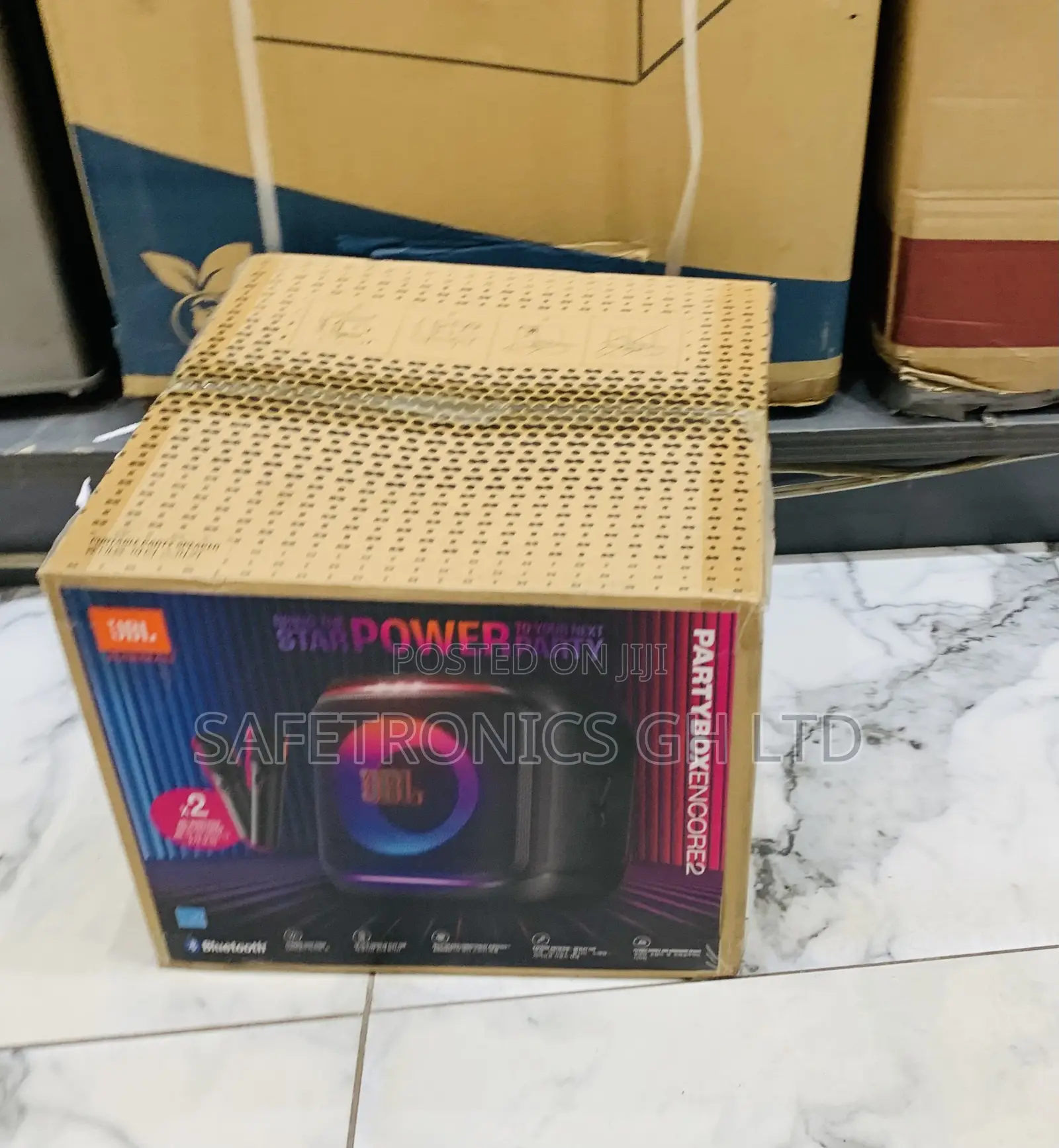 Grab Massive Black (Jbl Partybox Encore 2 Portable 2 Mics)