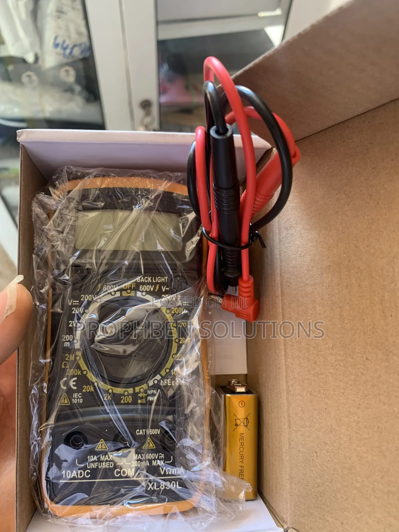 Digital Multimeter Battery Voltage Multi Tester Voltmeter