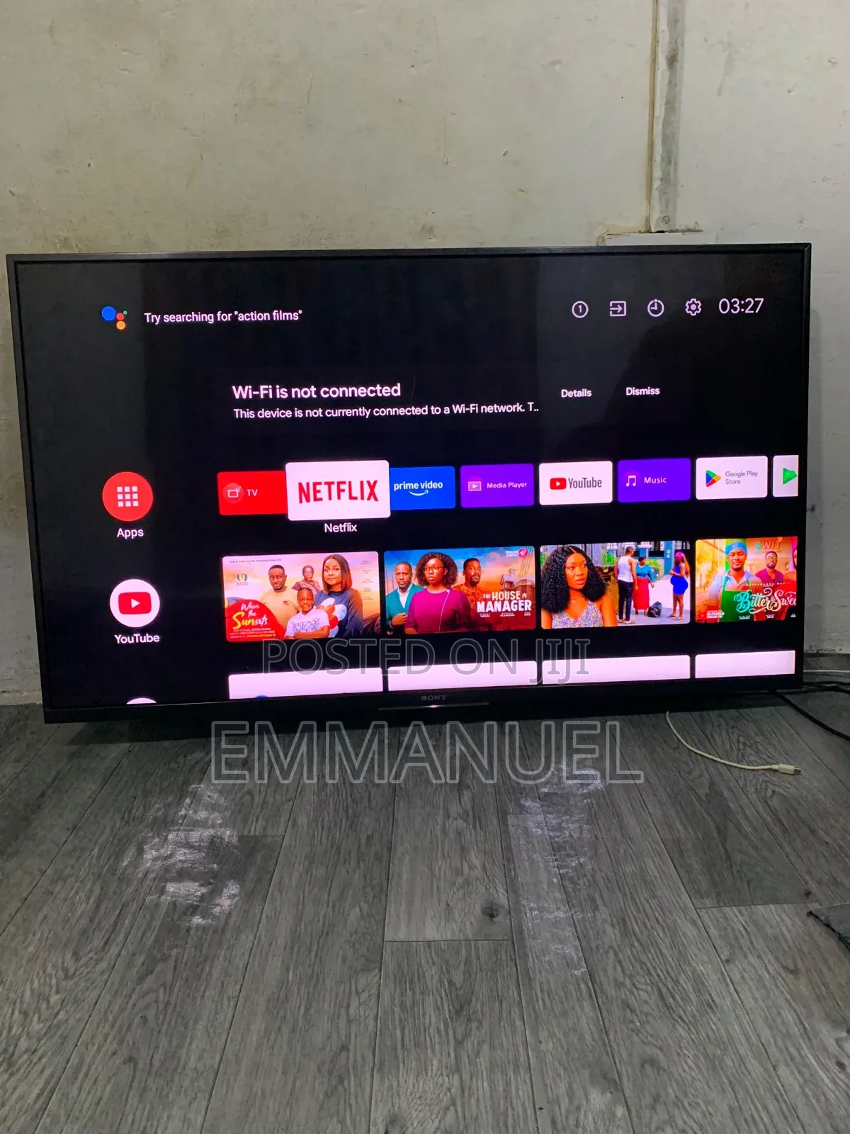 Caption
Sony Bravia Android Smart TV 43"Uhd