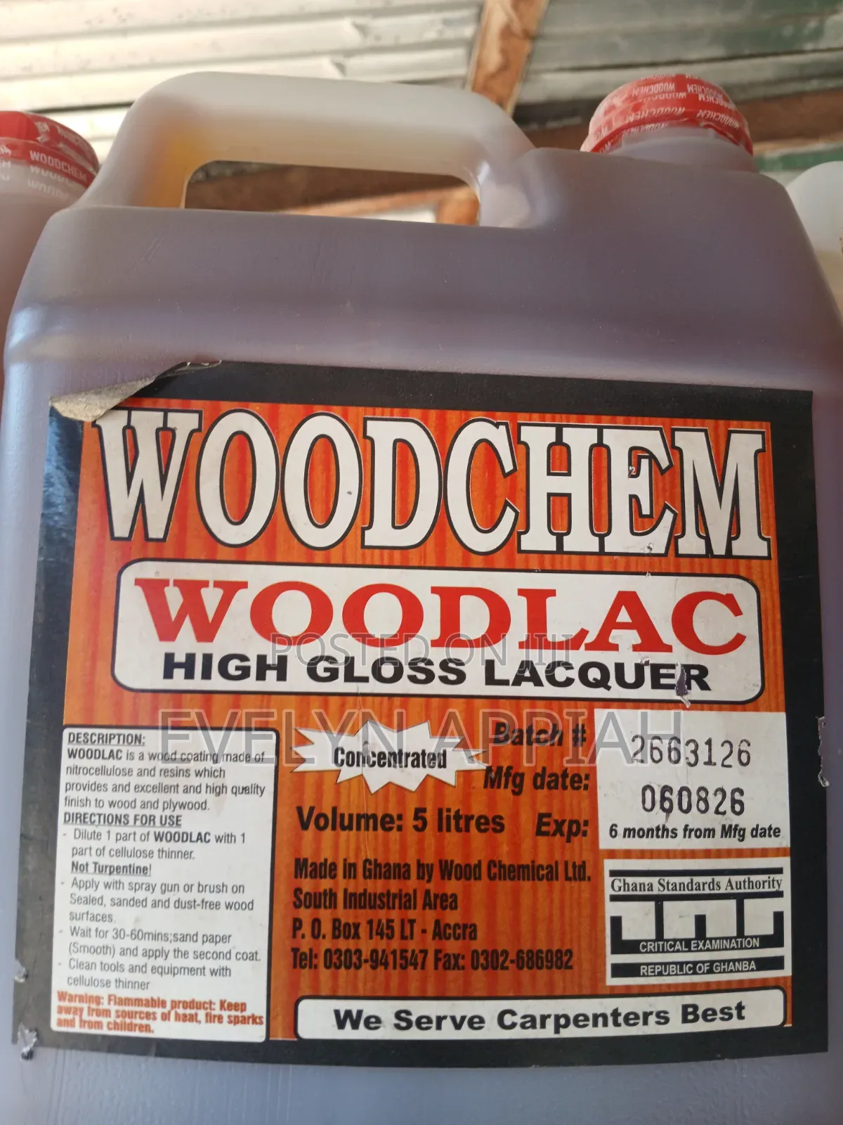 Woodchem Wood Gloss Lacquer