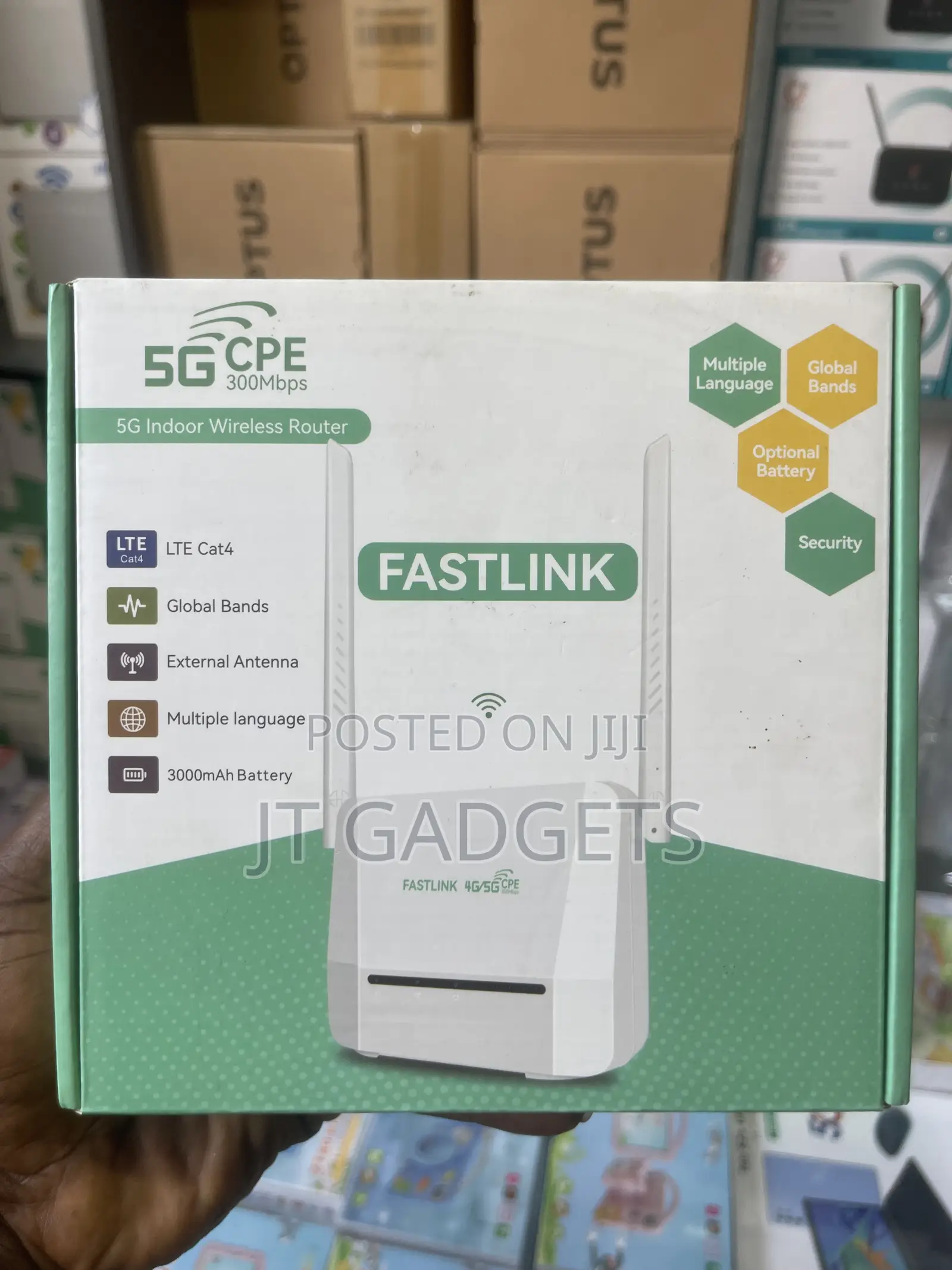 FASTLINK 4G CPE Wi-Fi Router (300Mbps)