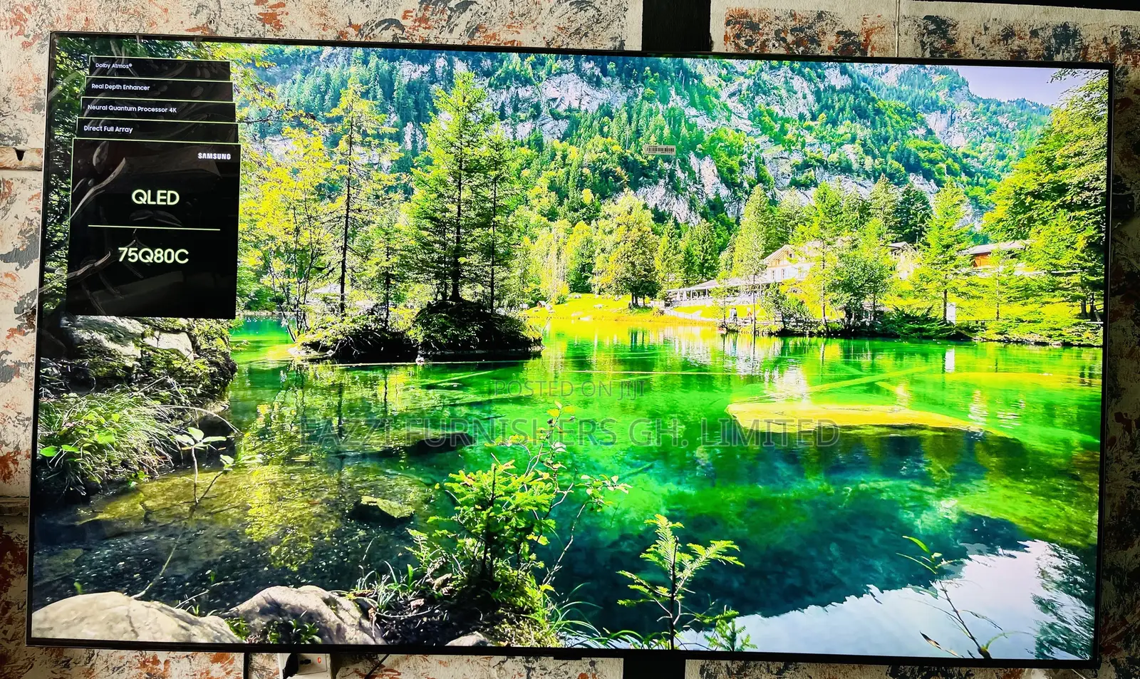 Samsung 75 Inche QLED 4k Vibrant Smart Uhd HDR Smart Gaming TV 75Q80c