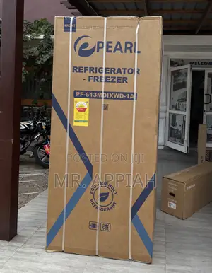 Exceptional Quality Pearl PF-613MDIXWD-1A Side by Side Fridge 