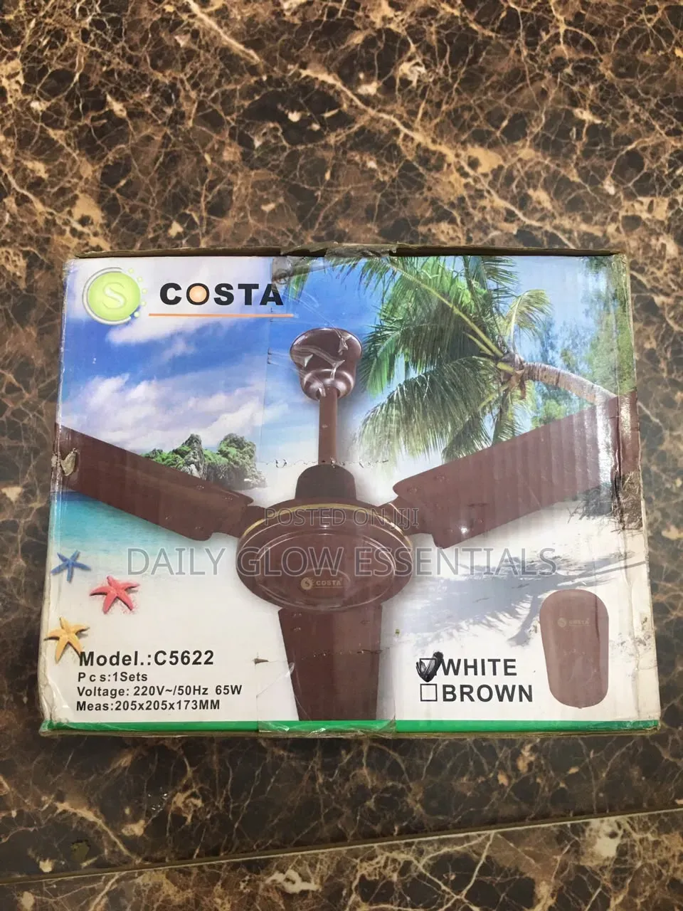 Costa Ceiling Fan – Reliable Cooling for Home and Office