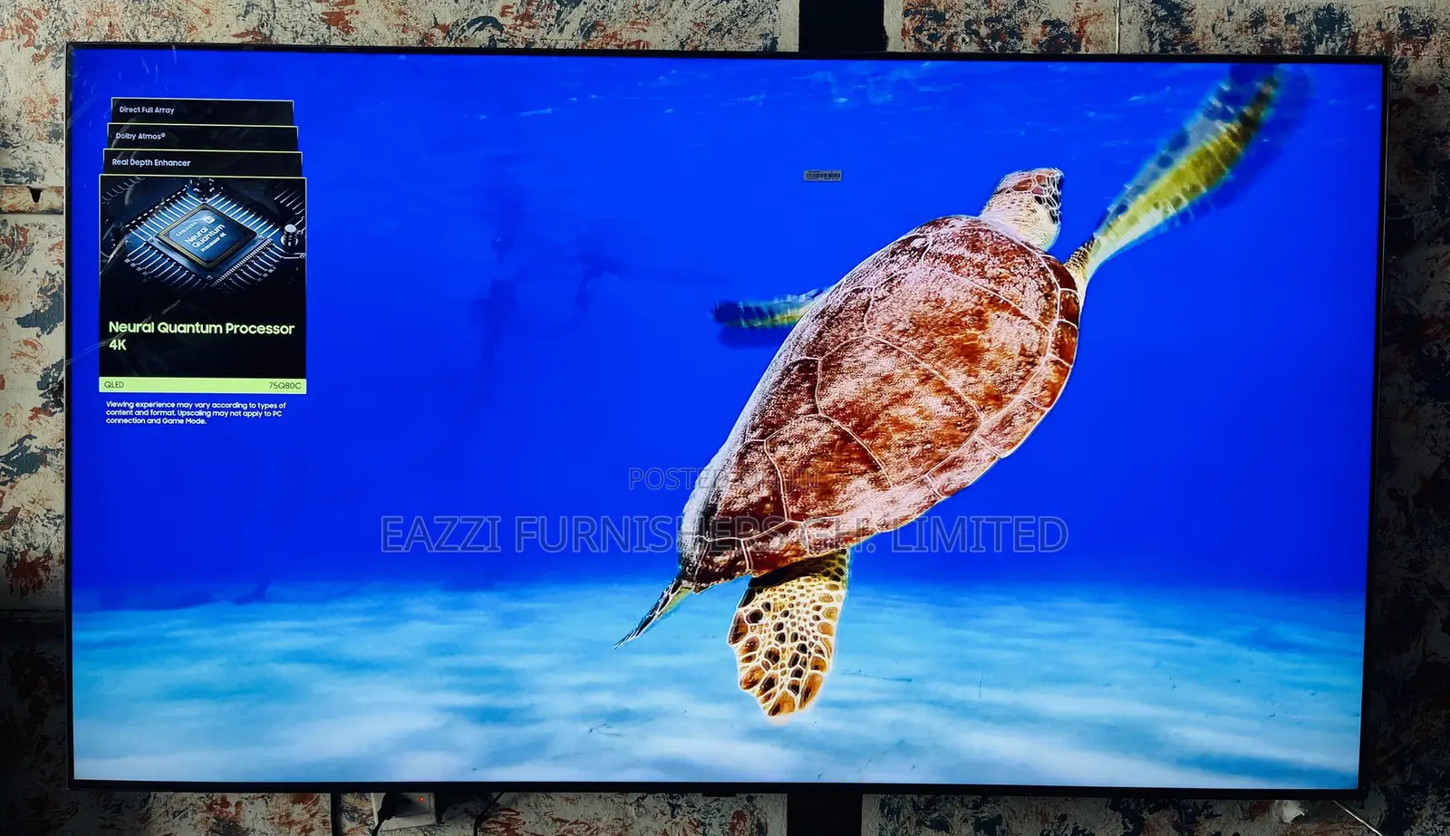 Samsung QLED 75 Inches Vivid Pictures 4k at 120 Hz Gaming TV HDR Uhd TV