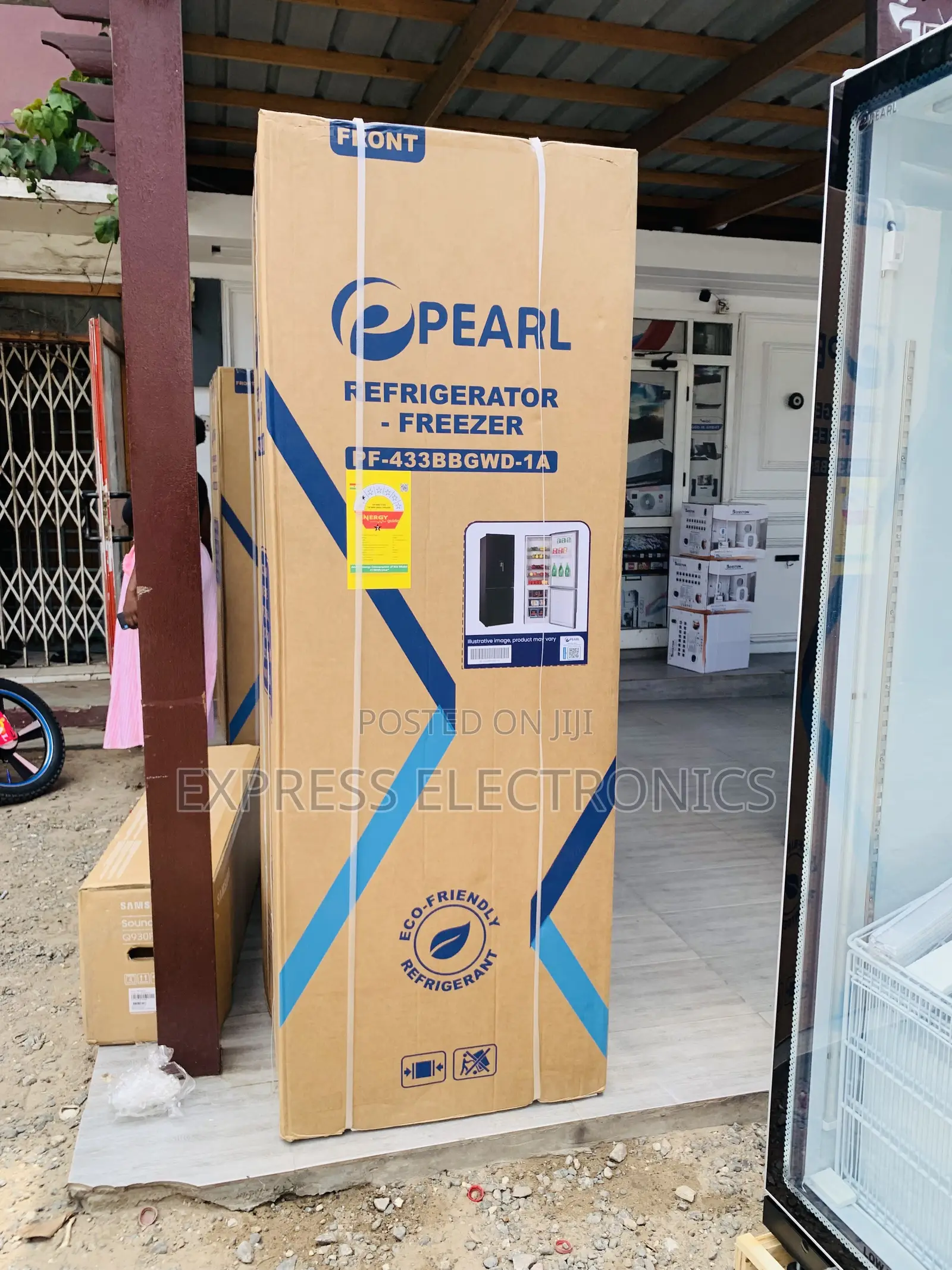 Call and Order for Pearl Black PF-433bg Double Door Fridge
