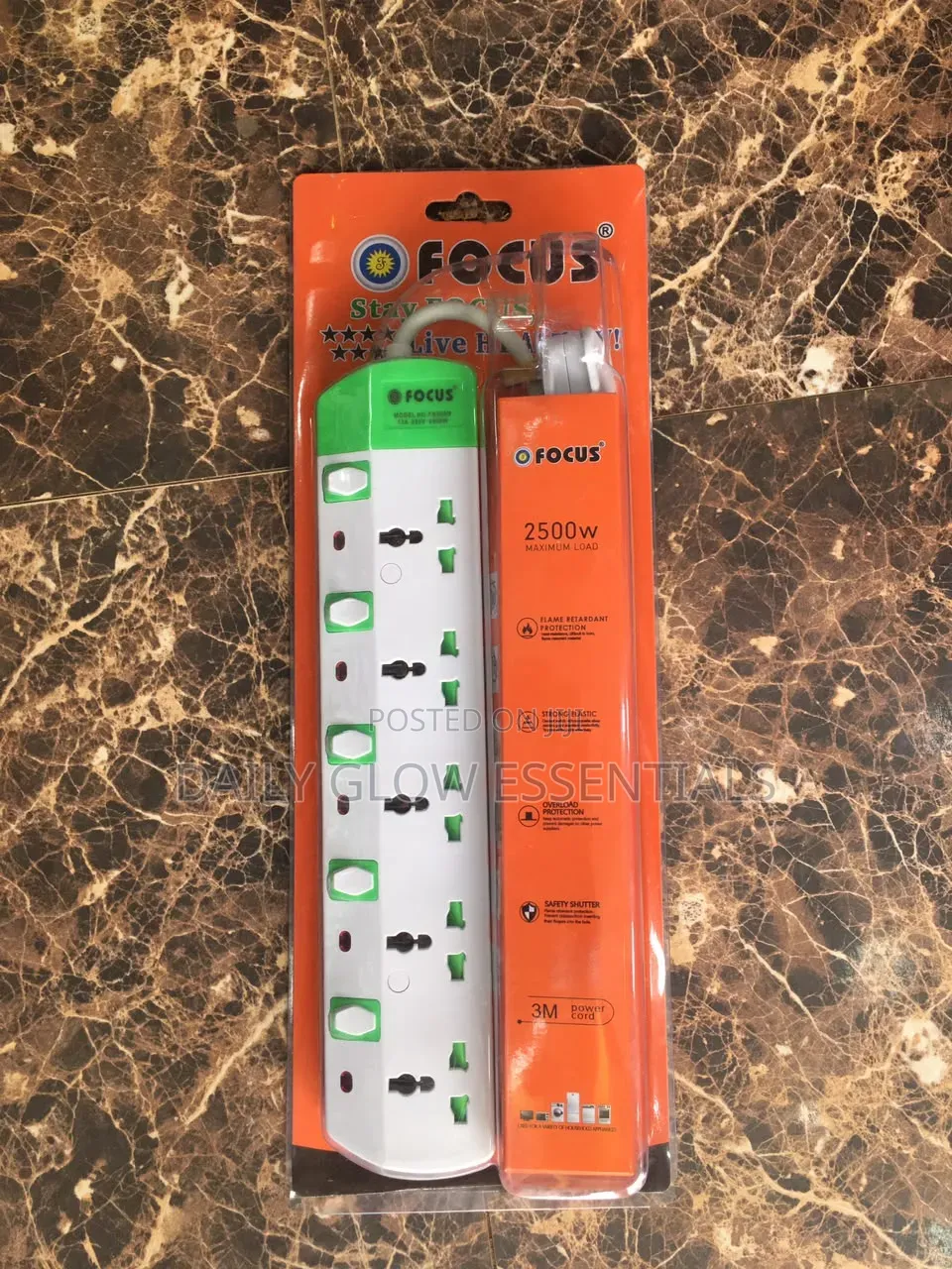 Focus Extension Board – Multiple Power Outlets for Home and Office
