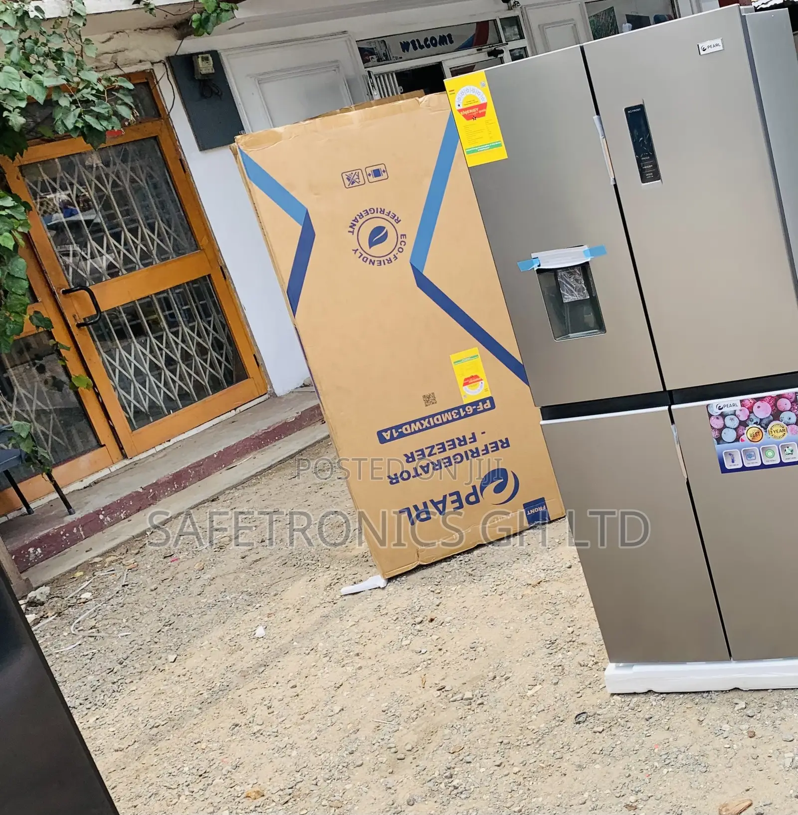 Exclusive Good 4 Doors Pearl 421L Side by Side Fridge