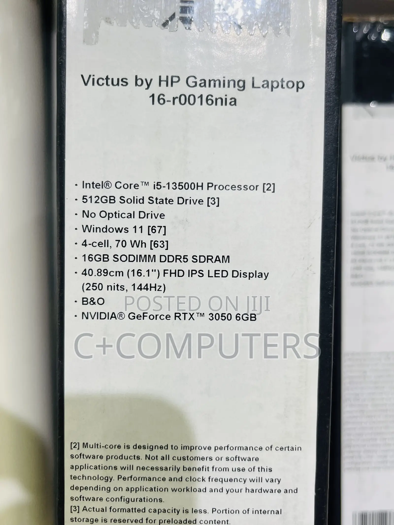 New Laptop HP Victus 16 16GB Intel Core i5 SSD 512GB