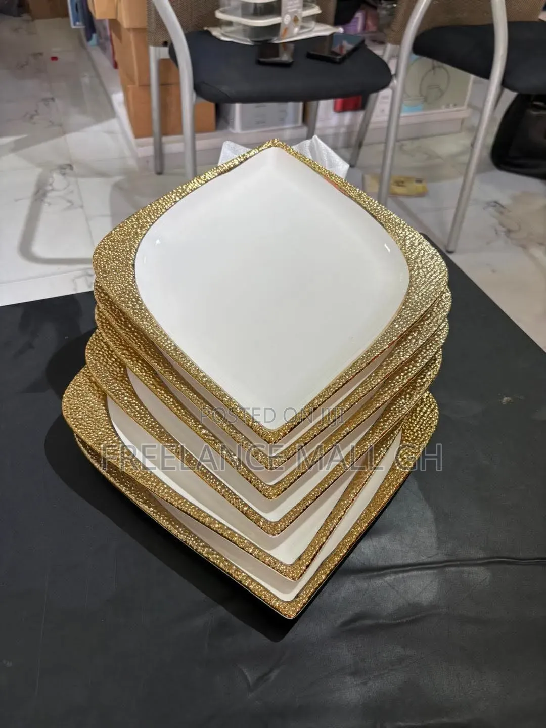 6pcs Designed Spiral Plates