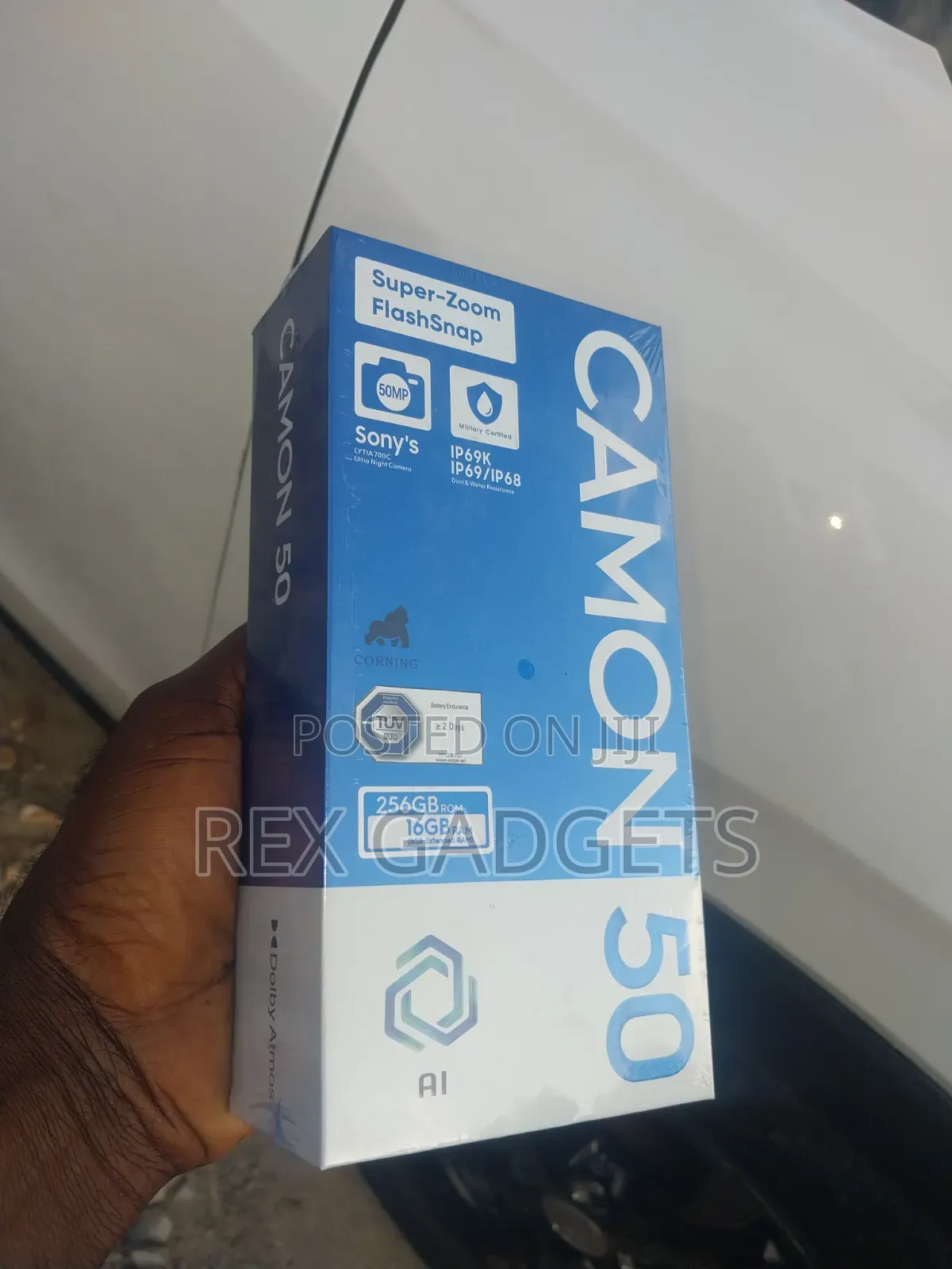 New Tecno Camon 50 256 GB Gray