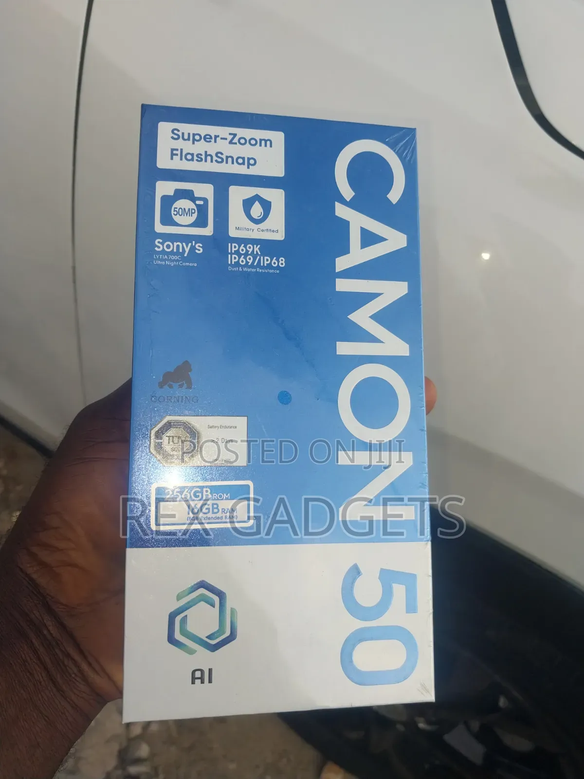 New Tecno Camon 50 256 GB Gray
