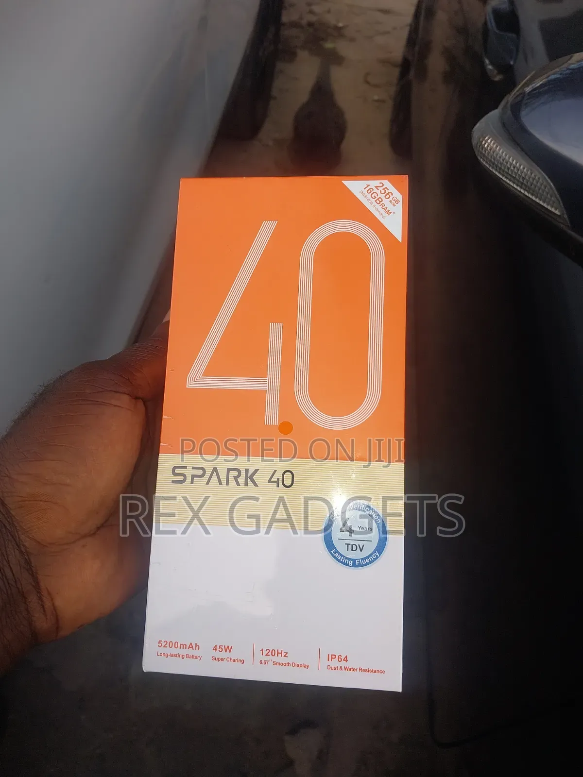 New Tecno Spark 40 256 GB Gray