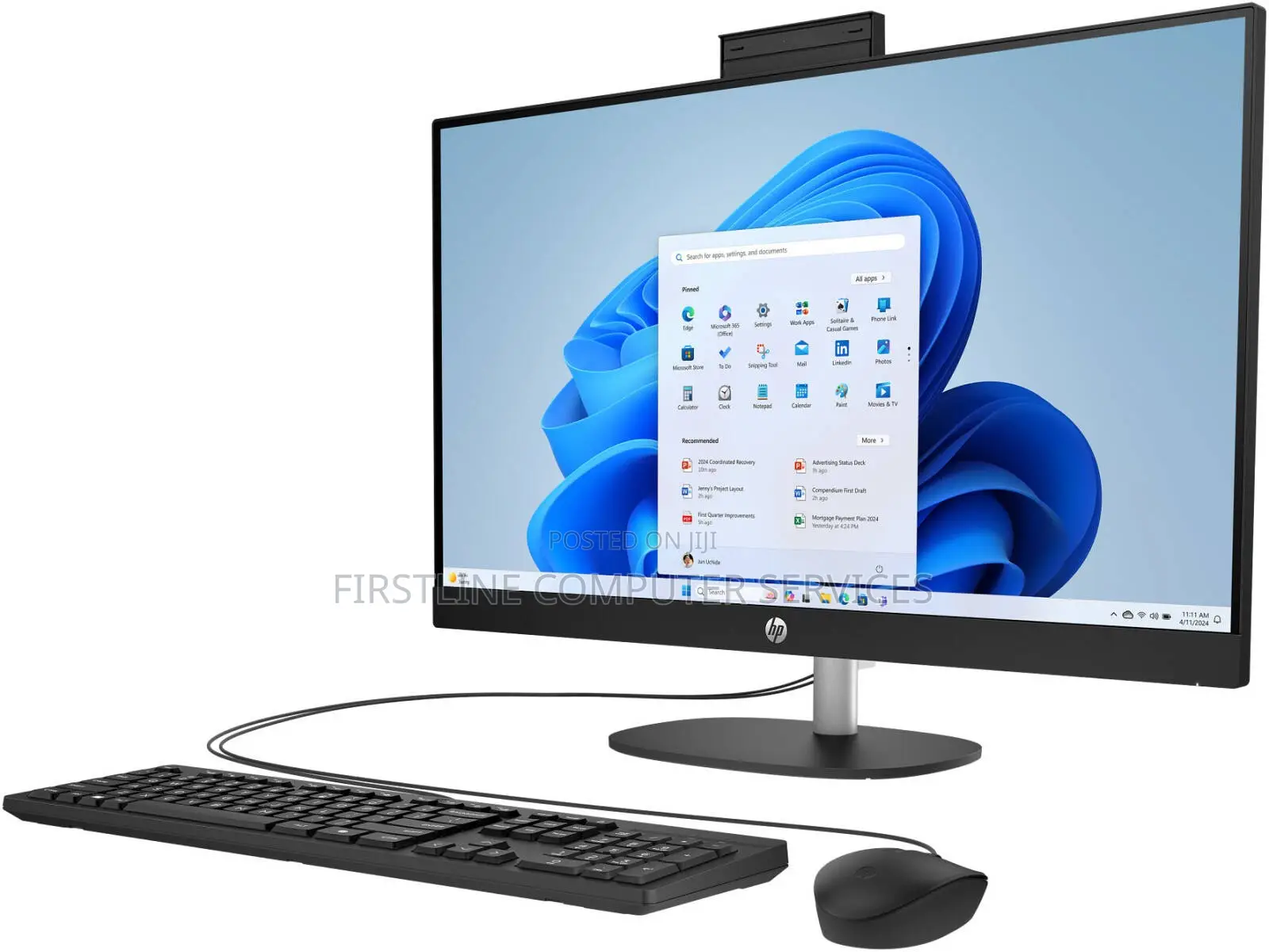New Desktop Computer HP AiO 27 16GB Intel Core Ultra 7 SSD 512GB