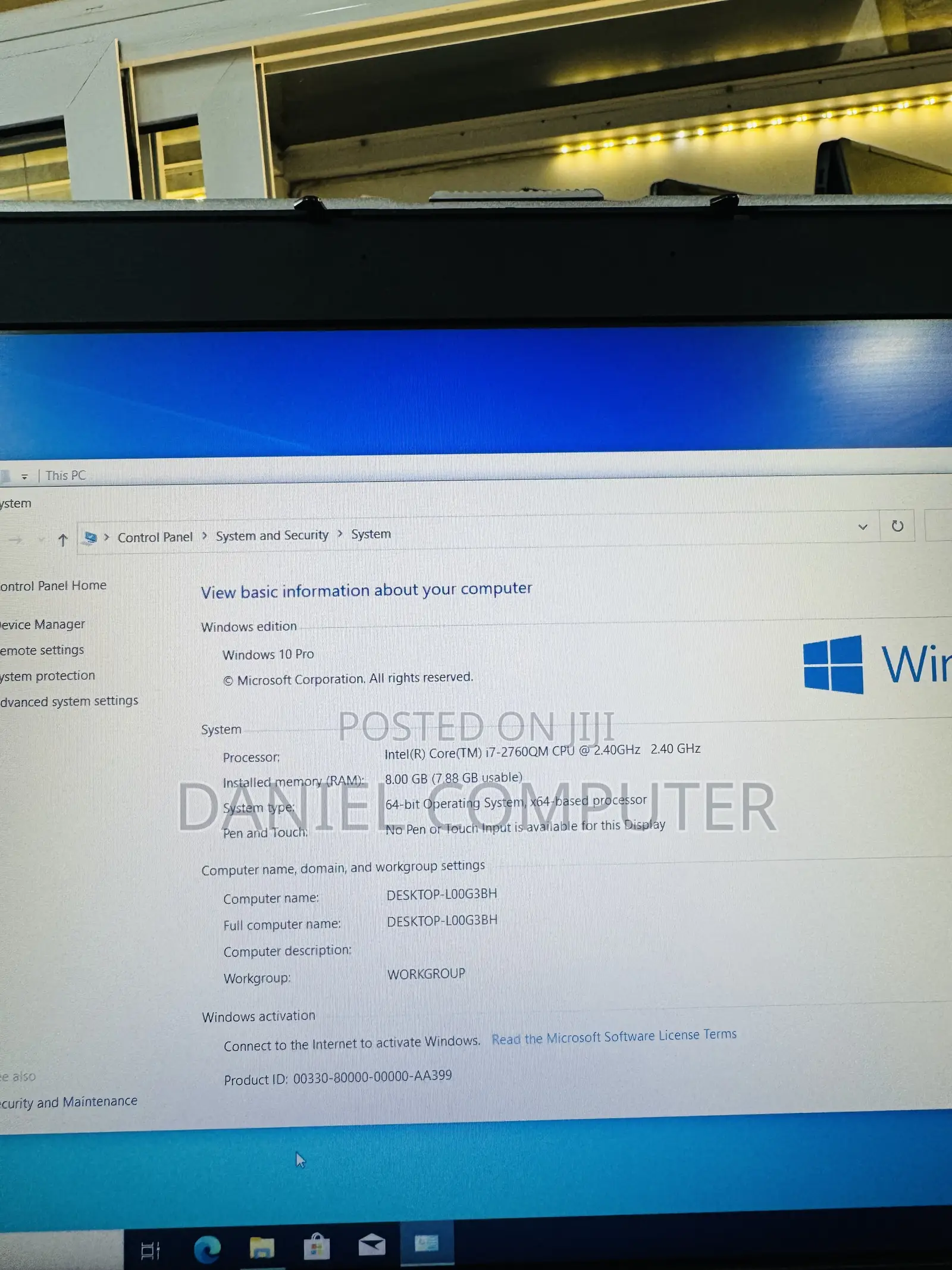 Laptop Dell Latitude E6520 8GB Intel Core i7 HDD 500GB
