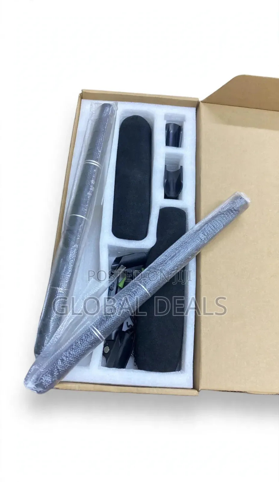 Professional Interview Shotgun Microphone Kit. 2in1 Boom Mic